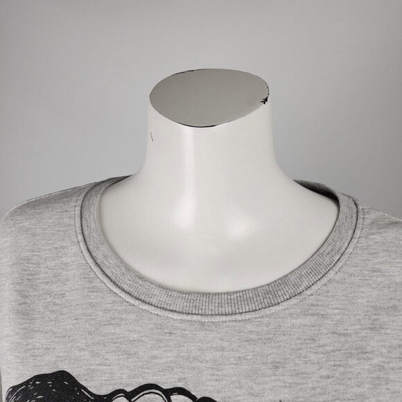 Grey Only Geek Dog Graphic Sweatshirt Size L - Picture 2 of 8